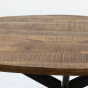 Melbourne ovale eettafel 220x110x76 mangohout naturel