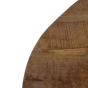 Hajo ovaal salontafelblad 120x80x4.5 mangohout naturel van het woonmerk HSM Collection