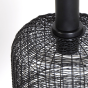 Lekang hanglamp Ø22x55 cm mat zwart van het woonmerk Light&Living