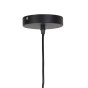 Tripoli hanglamp Ø42x47cm rotan naturel/zwart van het woonmerk Light & Living