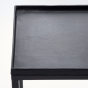 Kendra sidetable 121x35x80 cm mat zwart van het woonmerk Light&Living
