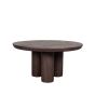 Olly eetkamertafel ø150 cm mangohout - espresso