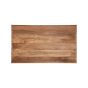 Restaurant/Bartafel Blad Rechthoekig Straight Edge 120x70 cm - naturel