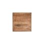 Restaurant/Bartafel Blad Vierkant Straight Edge 70x70 cm - naturel