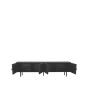 Cotia tv-meubel 220x40x60 cm - zwart