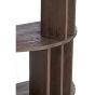 Louisa stellingkast 76x38x210 cm - donkerbruin