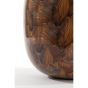 Milos vaas deco Ø37x40 cm - bruin/licht bruin