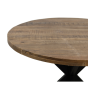 Melbourne eettafel rond ø130x76 naturel mangohout van het woonmerk HSM Collection
