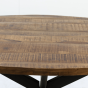 Melbourne ovale eettafel 200x100x76 mangohout naturel van het woonmerk HSM Collection