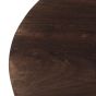 Salvator ronde salontafel - Ø80 cm - hout - walnoot bruin van het woonmerk Livingfurn
