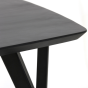 Quenza eettafel 220x100x76 cm mat zwart van het woonmerk Light&Living