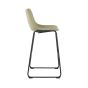 Jeddo barstoel bouclé - licht beige/zwart