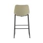 Jeddo barstoel bouclé - licht beige/zwart