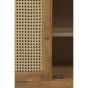 Nipas wandkast 90x45x160 cm - hout bruin