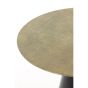 Popeto ronde bijzettafel Ø80 cm - antiek brons/zwart