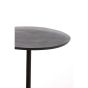 Dimphy ronde bijzettafel Ø35x56 cm - lood antiek