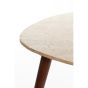 Romano salontafel - travertin zand/hout bruin