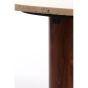Mahelona salontafel - travertin zand/hout bruin