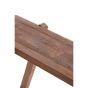 Military sidetable - hout bruin