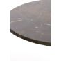 Pazo bijzettafel Ø61x41 cm - donkerbruin marmer