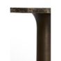 Pazo ronde salontafel Ø76 cm - donkerbruin marmer/donkerbruin