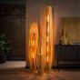 Stevie vloerlamp 3L orbit L - massief mango naturel