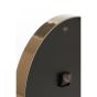 Emporio klok Ø53 cm zwart/goud