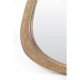 Sonora spiegel 120x5x80 cm hout mat donkerbruin