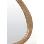 Sonora spiegel 120x5x80 cm hout mat donkerbruin