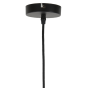 Pacino hanglamp rotan zwart 50cm van het woonmerk Light&Living