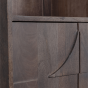 Draw hoge kast 60 cm mangohout walnoot van het woonmerk BePureHome
