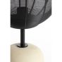 Joley tafellamp Ø26x61 cm - mat zwart/wit marmer