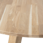Rhonda eettafel XL ø150 cm eiken naturel van het woonmerk Woood