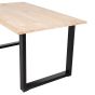 Combi-Tablo eiken 160x90 cm + U-poot