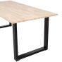 Combi-Tablo eiken 220x90 cm + U-poot