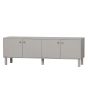 Madu TV-meubel - 160 cm - wolkengrijs van het woonmerk Woood