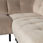 Lloyd hoekbank links - velvet - sea salt van het woonmerk Woood