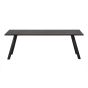 Eettafel combi-tablo - 200 x 90 cm - blacknight van het woonmerk Woood