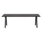 Eettafel combi-tablo - 200 x 90 cm - blacknight van het woonmerk Woood