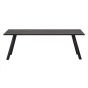 Eettafel combi-tablo - 220 x 90 cm - blacknight van het woonmerk Woood