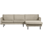Rodeo chaise longue rechts structure velvet