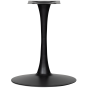 Bistro trompetvoet metaal 72xø60 cm - zwart