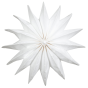 Dalia plafondlamp papier 28xø40 cm - wit