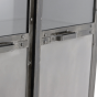 Brooklyn vitrinekast 90x40x180 cm metaal grijs van het woonmerk HSM Collection