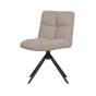 Vinny eetkamerstoel draaibaar bouclé van het woonmerk Woood
