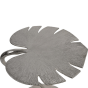 Monstera bijzettafel zilver 58cm van het woonmerk Les