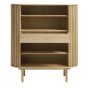 Leif eiken kabinet - 110 cm - naturel