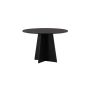 Nara ronde eettafel - ø110 cm - zwart