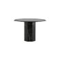 Lino ronde eettafel - ø110 cm - marmer - zwart