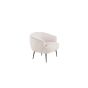 Vona fauteuil - ribstof - beige